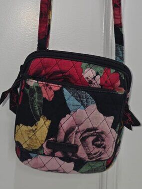 Vera Bradley Little Hipster Crossbody featuring the Havana Rose pattern